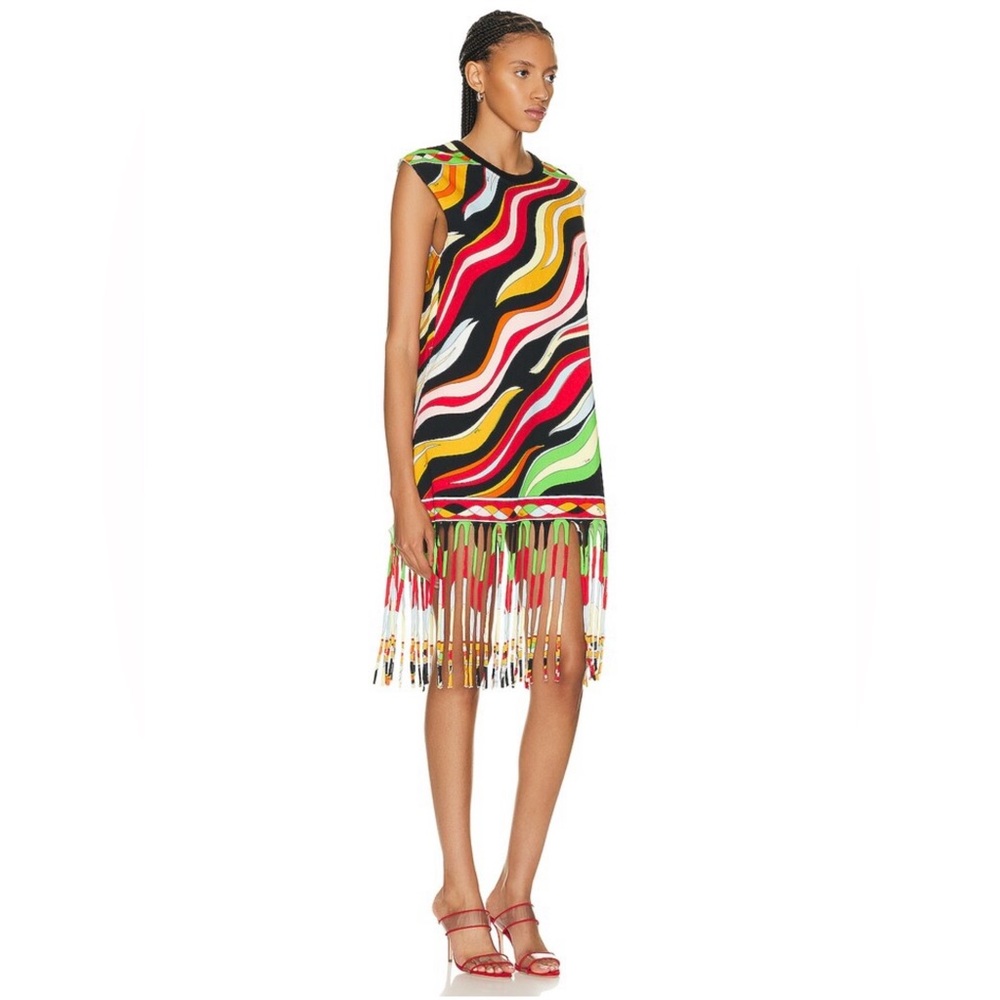 Emilio Pucci Multicolor Wave Pattern Top